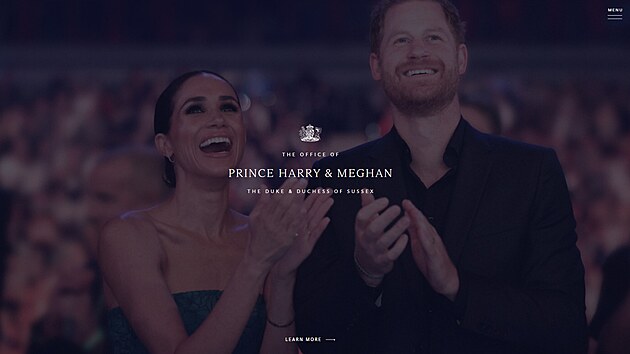 Princ Harry a jeho manelka Meghan pedstavili svj nov web Sussex.com. (12. nora 2024)