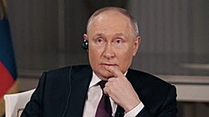 Vladimir Putin v rozhovoru s Tuckerem Carlsonem (8. února 2024)