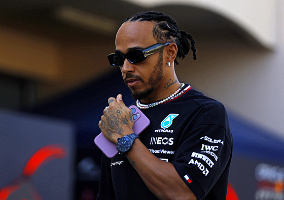 Britský formulový jezdec Lewis Hamilton.