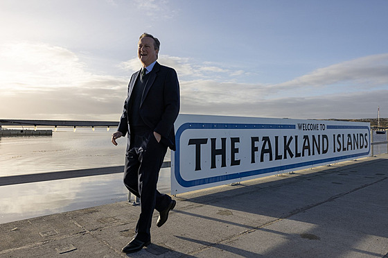 éf britské diplomacie David Cameron na návtv Falkland, souostroví v jiním...