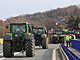 Spolen protest eskch a polskch zemdlc na hraninm pechodu v Chotbuzi...