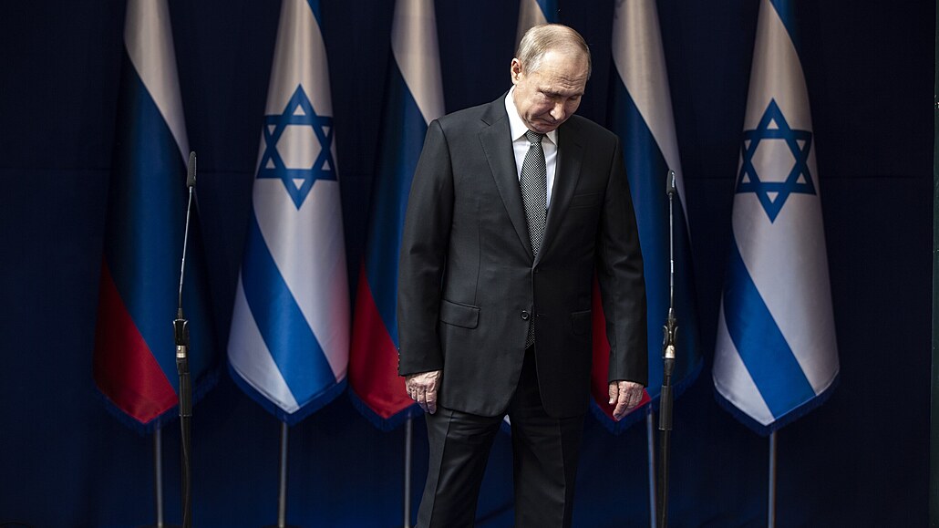 Ruský prezident Vladimir Putin na návtv Jeruzaléma (23. ledna 2020)