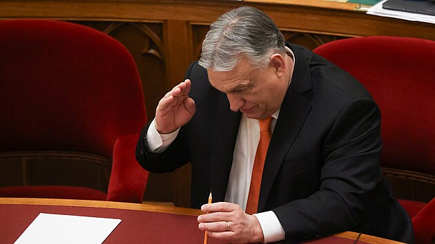 Maarsk premir Viktor Orbn na jednn parlamentu o piputn vdska do NATO (26. nora 2024)