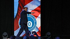 Donald Trump bhem kampan v Nashvillu (22. února 2024)