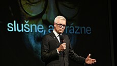 Slovenský prezidentský kandidát Ivan Korok (21. února 2024)