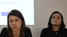 Veronika Prokschová  a Petra obáová ze SocioFactoru. (21. února 2024)