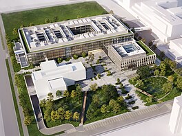 Vizualizace nového kampusu Lékařské a Farmaceutické fakulty Univerzity Karlovy...