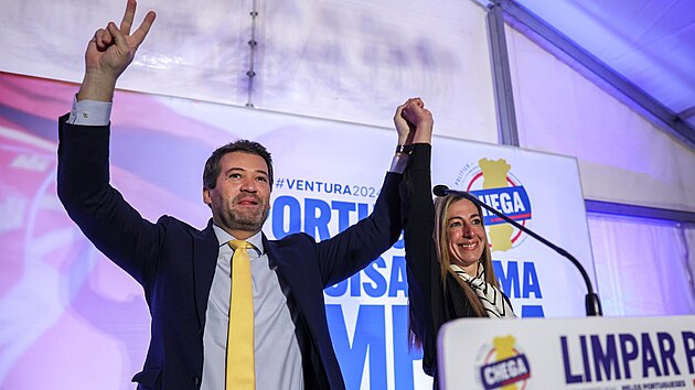 André Ventura je lídrem portugalské strany Chega.