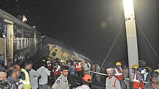 Vlaková nehoda v indickém stát Ándhrapradé (29. íjna 2023)
