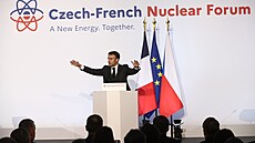 Francouzský prezident Emmanuel Macron piletl na oficiální návtvu Prahy