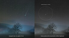 Snímek komety 12P/Pons-Brooks Petra Horálka z Fyzikálního ústavu v Opav -...