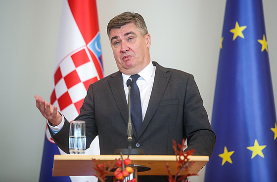 Chorvatský prezident Zoran Milanovi (10. íjna 2023)