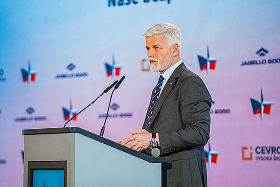 Prezident Petr Pavel na národní konferenci Nae bezpenost není samozejmost ve...