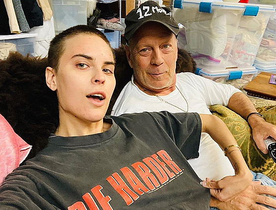 Bruce Willis a jeho dcera Tallulah (2020)