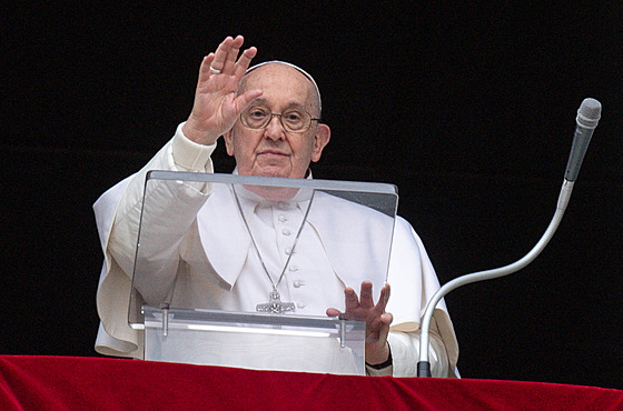 Pape Frantiek ve Vatikánu (10. bezna 2024)