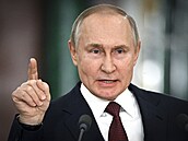 Ruský prezident Vladimir Putin v rozhovoru ped prezidentskými volbami. (12....