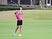 Sára Kousková na turnaji LET na Florid.
