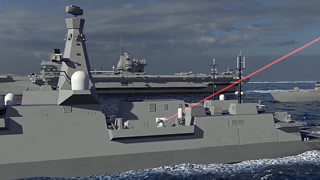Britsk ministerstvo obrany odhalilo zbry testovn laserov zbran DragonFire. (12. bezna 2024)