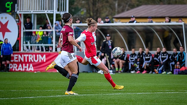 Michaela Khýrová ze Slavie vstelila v derby hattrick