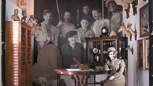 Expozice Růženy Holubové v Africkém muzeu Dr. Emila Holuba.