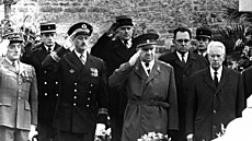 Philippe de Gaulle na pohbu svého otce Charlese de Gaulla v listopadu 1970.