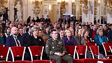 Na Praském hrad se slaví 25. výroí vstupu R do NATO. Na snímku...