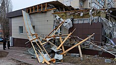 Belgorod elí ostelování a útokm dron, které ruské úady pipisují Ukrajin....