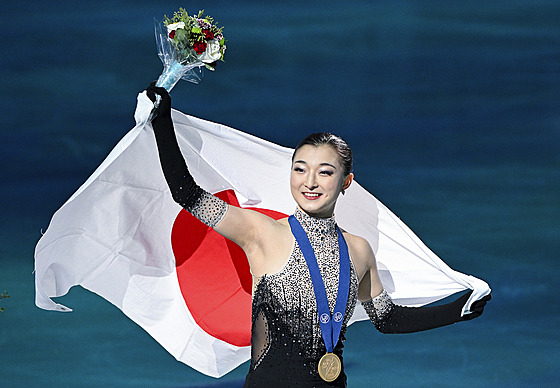 Japonka Kaori Sakamotová vyhrála sout en na krasobruslaském MS v Montrealu.