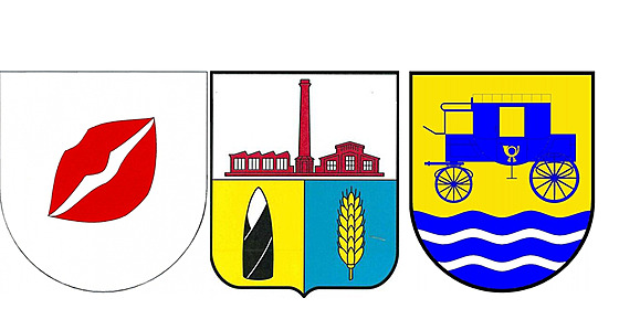 Znaky obcí Milasín, Peky a Nespeky