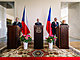 Tiskov konference po jednn s prezidentem Petrem Pavlem. (28. bezna 2024)