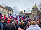 Protivldn demonstrace v Praze. Organiztorm vad i zpetrhn vztah se...