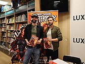 Joná Ledecký a Michal Suchánek na ktu komiksu Afterpunk