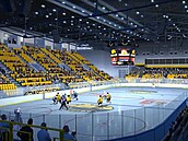 Vizualizace hokejového Zimního stadionu Ivana Hlinky v Litvínov.