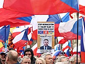 Protivládní demonstrace v Praze. (23. bezna 2024)