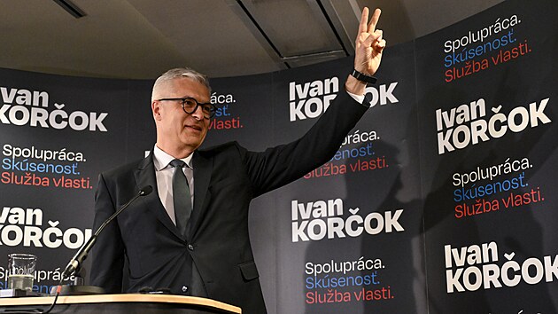 V prvnm kole slovenskch prezidentskch voleb vyhrl Ivan Korok. (23. bezna 2024)