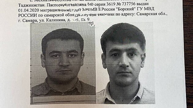 Na sociln sti Telegram koluj fotografie terorist. Podle prvnch informac se jedn o obany Tdikistnu. (23. bezna 2024)