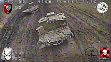 Ukrajinský dron natoil na front raritní sovtský obrnnec Ladoga.