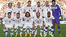 etí fotbalisté ped utkáním s Arménií v roce 2013.