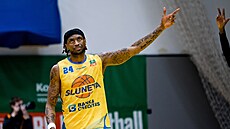 Basketbalová liga NBL, Sluneta Ústí nad Labem - Pardubice. Domácí Lamb Autrey...