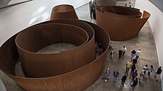 Instalace The Matter of Time v Guggenheimov Bilbaském muzeu (20. ledna 2019)