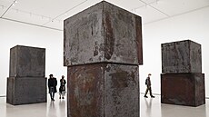 Výstava díla Richarda Serra v Muzeu moderního umní v New Yorku (13. listopadu...