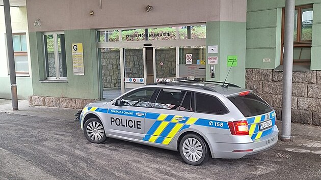 Policejní hlídka doprovodila auto s rodící ženou až do porodnice.