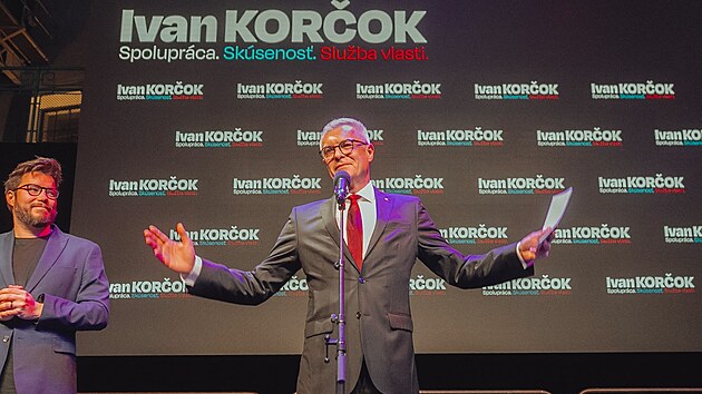 Slovensk prezidentsk kandidt Ivan Korok uznal prohru. (6. dubna 2024)