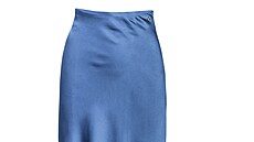 Velmi píjemná modrá sukn v módním stihu, cena 790 K