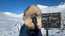 Zail i -40. Jan Venca Francke na trati  legendárního závodu Iditarod.