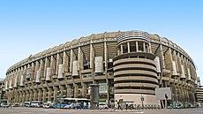 Stadion Santiago Bernabeu fotbalového klubu Real Madrid (2. února 2013)