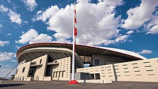 Stadion Wanda Metropolitano v Madridu je domovským stadionem týmu Atlético...
