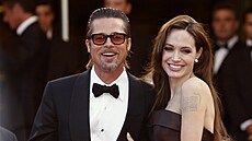 Angelina Jolie a Brad Pitt v Cannes 2011