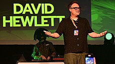 David Hewlett na slavnostním zahájení pátého roníku festivalu popkultury...