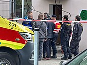 Policisté vyetují pípad napadení v praských epích (18. dubna 2024)